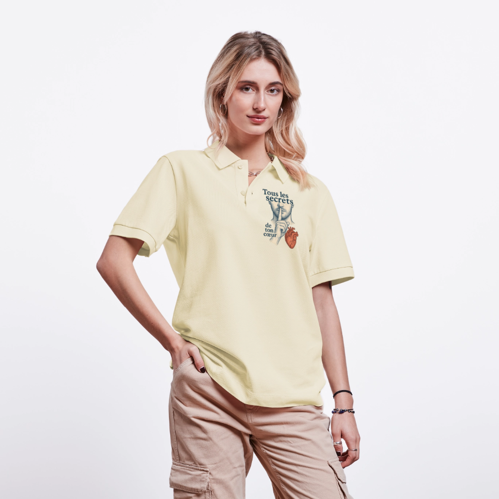 Tous Les Secrets - Unisex Polo - Weißgrau