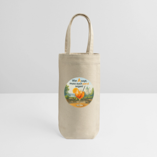 Geschenkssackerl für Flasche (Frühling/Sommer) - Natur