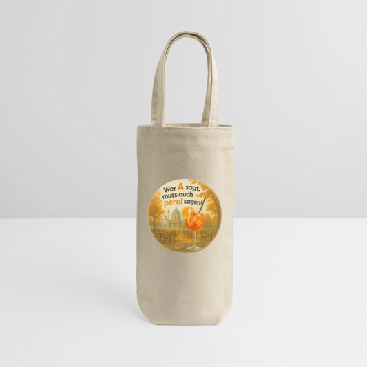 Geschenkssackerl für Flasche (Herbst) - Natur