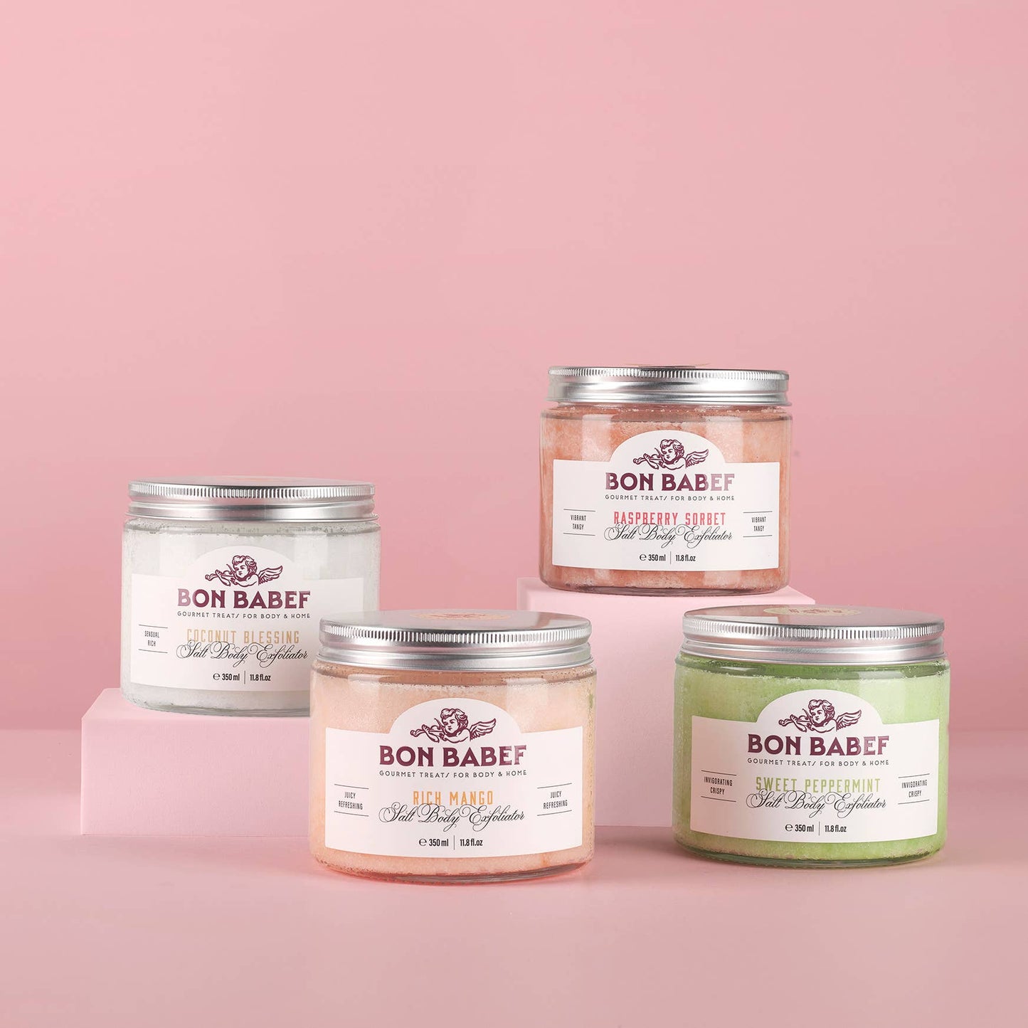 Salzkörperpeeling HIMBEERSORBET (430g)