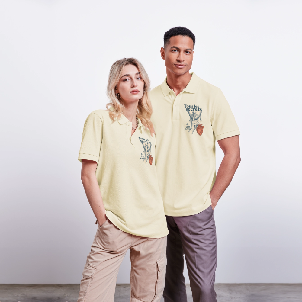 Tous Les Secrets - Unisex Polo - Weißgrau
