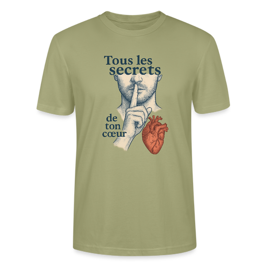 Tous Les Secrets - Unisex T-Shirt - Nebelgrün