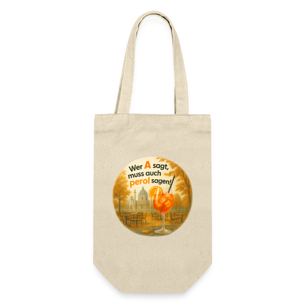 Geschenkssackerl für Flasche (Herbst) - Natur