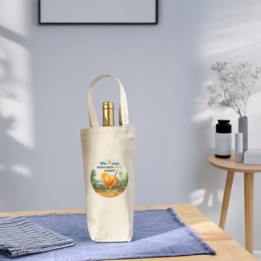 Geschenkssackerl für Flasche (Frühling/Sommer) - Natur
